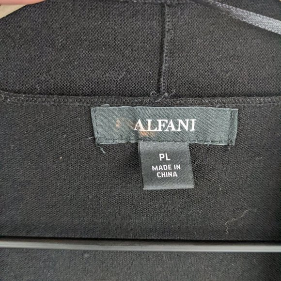 NWT Alfani Deep Black Cardigan Size Petite Large - Picture 3 of 7